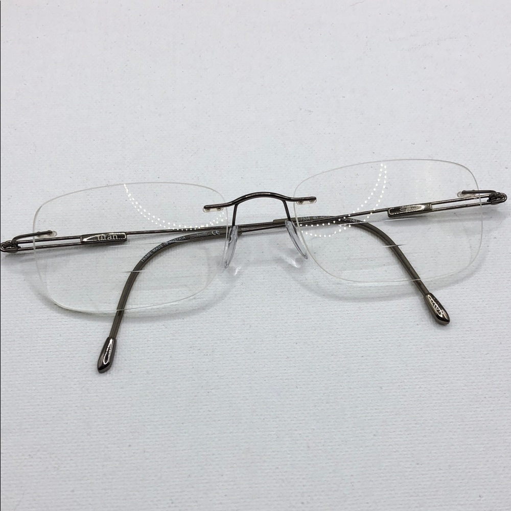 Silhouette 7534 40 6078 Titan Titanium Lightweight Glasses Rimless UNISEX